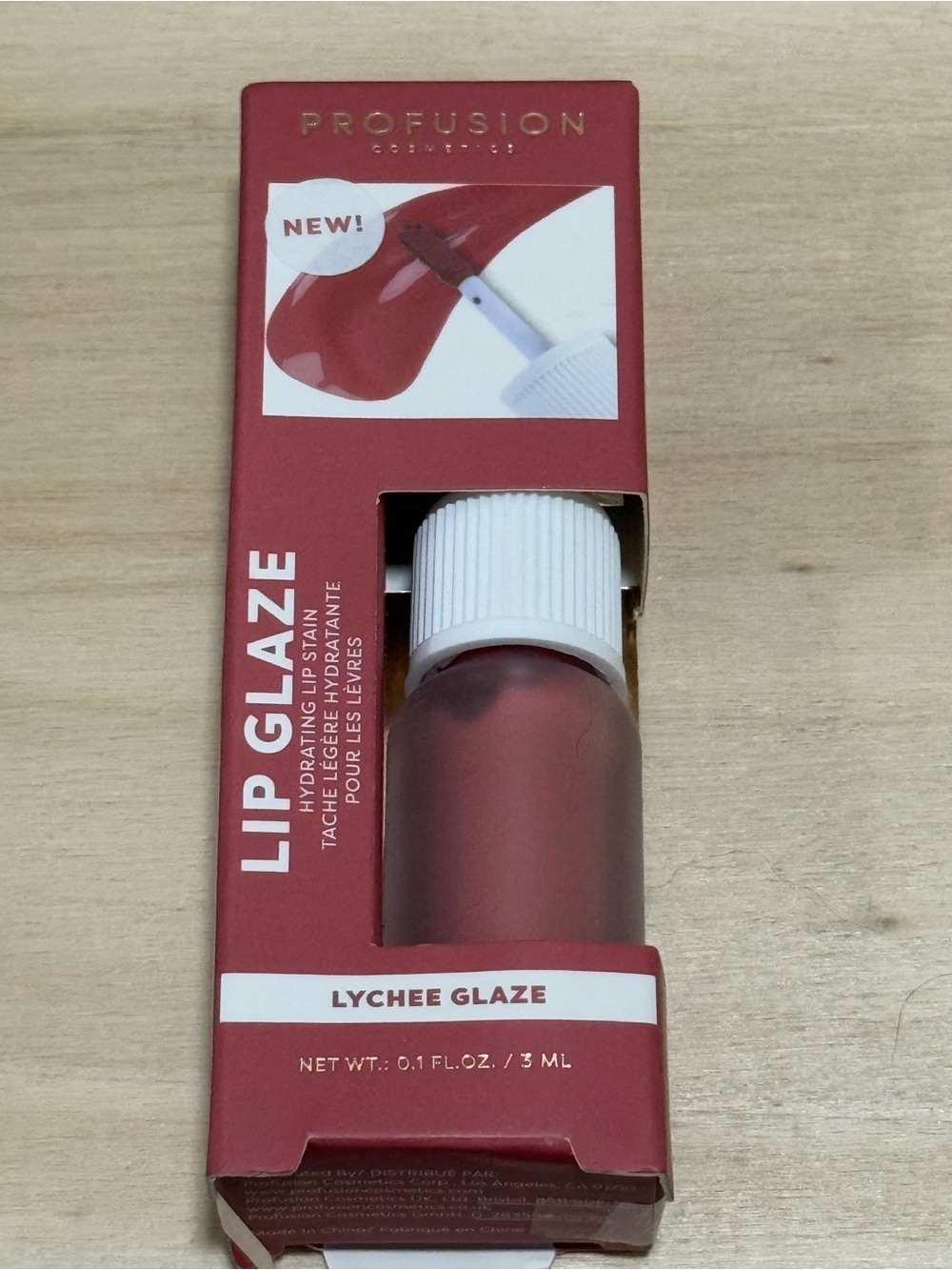 Profusion Cosmetics Lip Glaze Lychee Glaze - Deep Rose